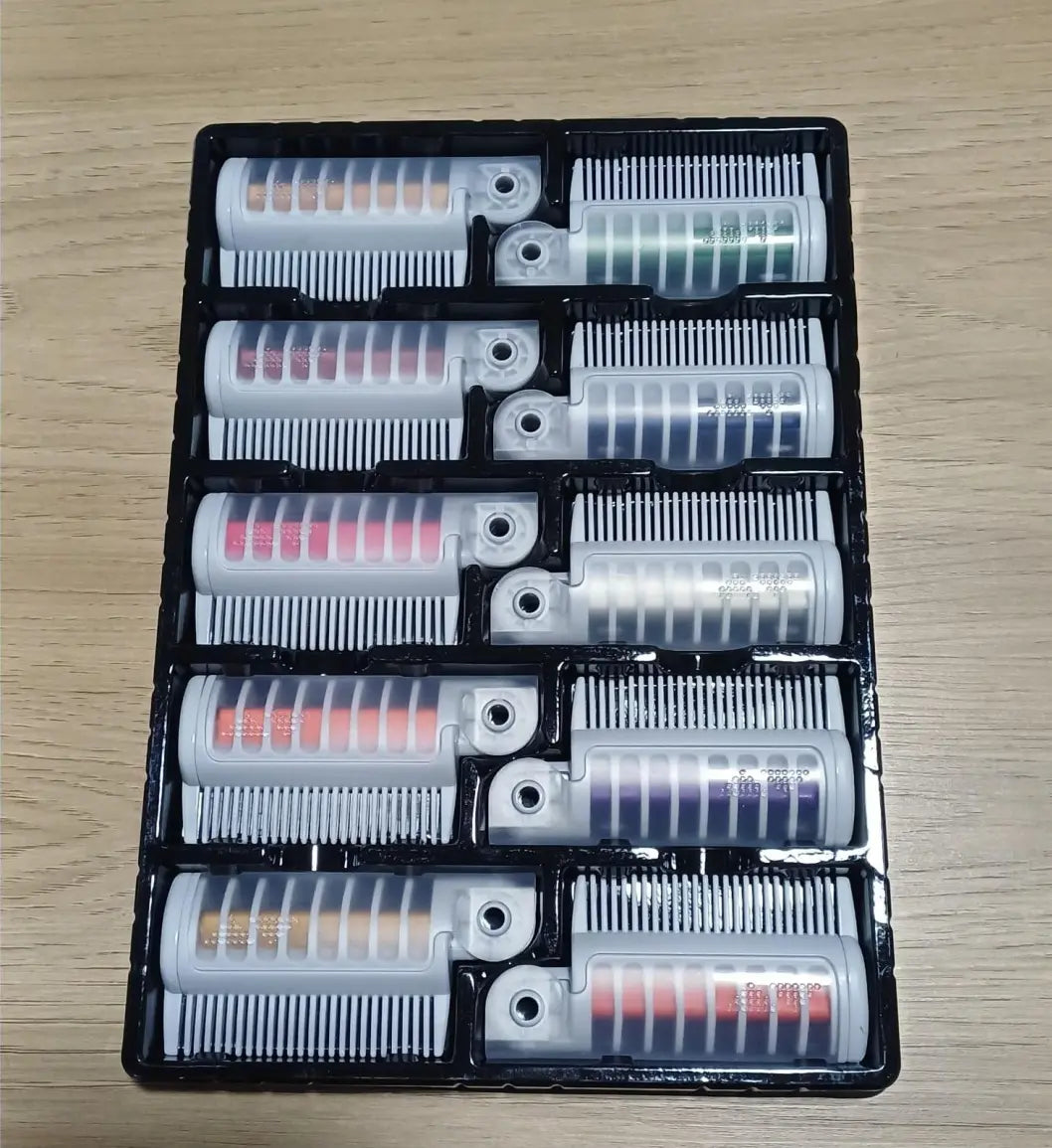 Lápiz de Cabello Temporal Lavable x10 Colores – Peine Tinte Portátil
